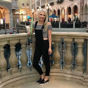 Dollhouse Distressed Overalls